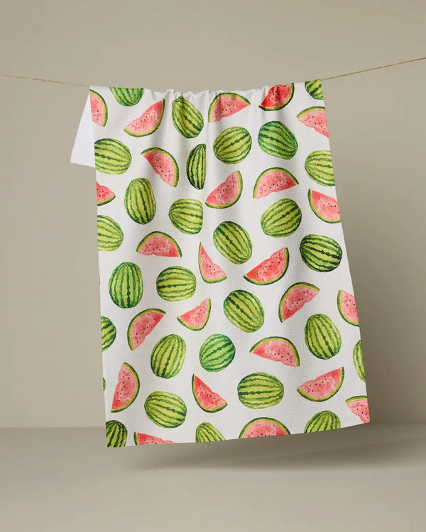 Melon Market Tea Towel