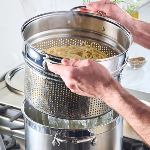 Hestan Provision Stainless Steel Pasta Insert (fits 8qt stockpot)