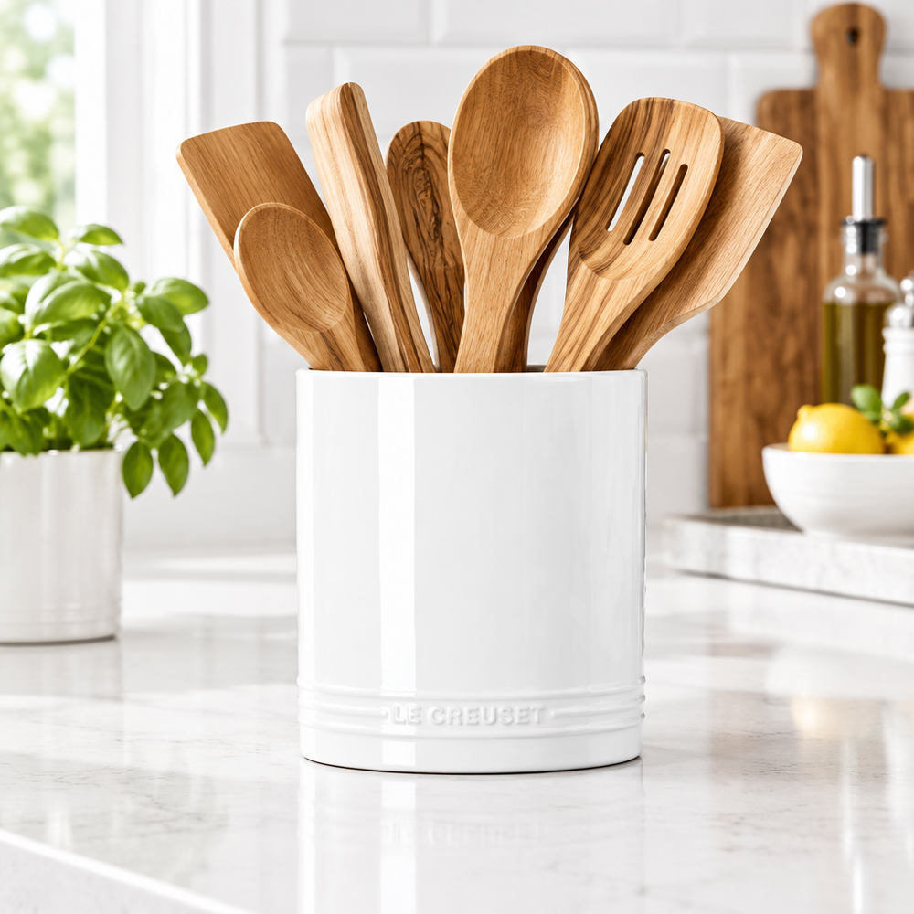 Le Creuset Signature Utensil Crock (2.7Qt.) - Choose from Several Different Colors