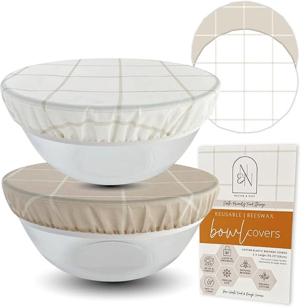 Reusable Bowl Covers for Bread Proofing Set of 2