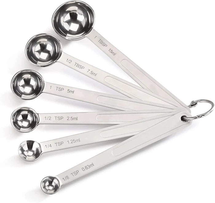 New Star 18/8 Stainless 6 Piece Measuring Spoon Set