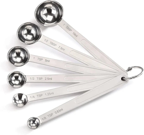 New Star 18/8 Stainless 6 Piece Measuring Spoon Set