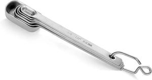 New Star 18/8 Stainless 6 Piece Flat Bottom Measuring Spoon Set