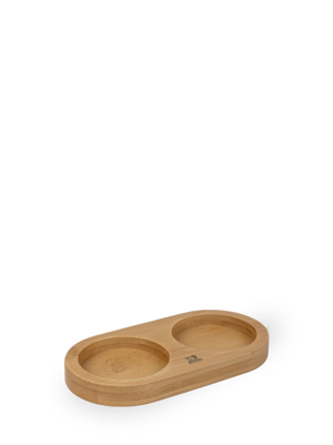 Peugeot Bamboo tray for two mills - Natural