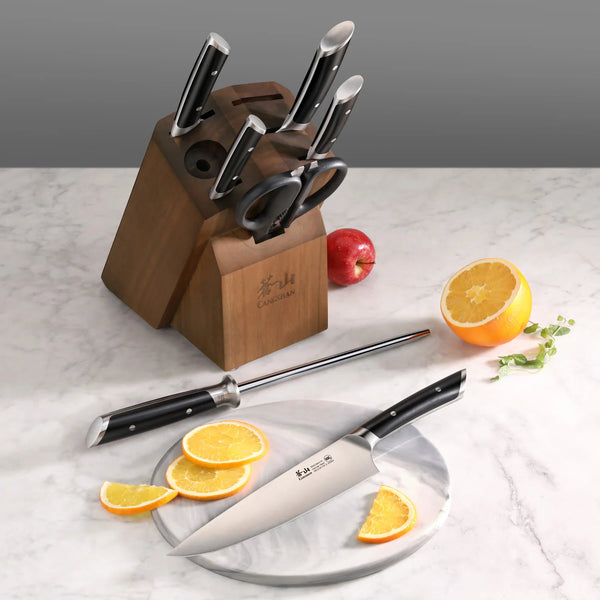 Helena (Blk) 8pc Knife Block Set