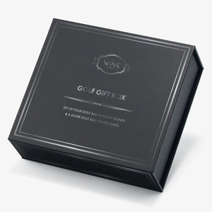 Golf Gift Box- Set of 4 Golf Ball Whiskey Stones
