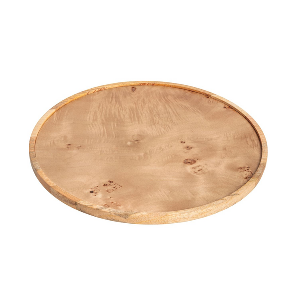 Burl Lazy Susan Turntable