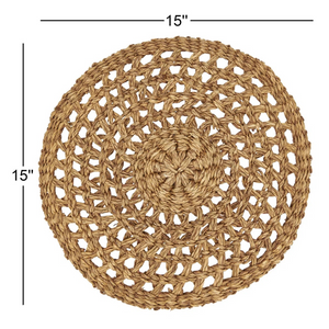 Masha Woven Sea Grass Placemat 15" Round