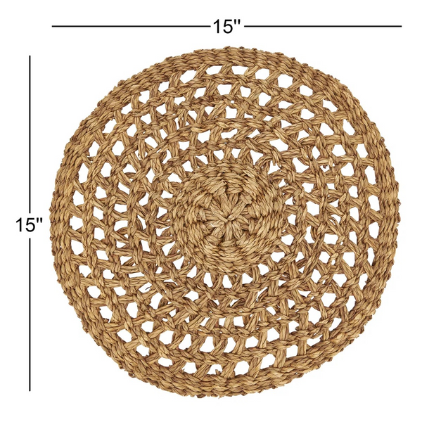 Masha Woven Sea Grass Placemat 15" Round