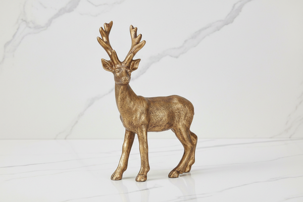 Gilded Stag Figurine
