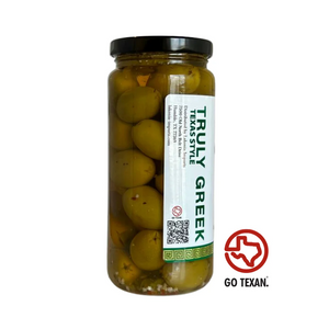 TRULY GREEK Stuffed Olives - Choose Jalapeno or Garlic
