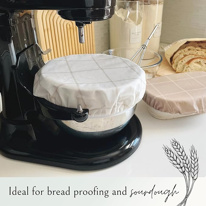 Reusable Bowl Covers for Bread Proofing Set of 2