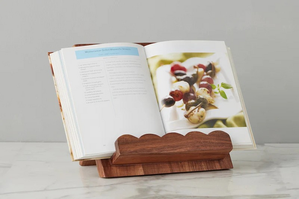 Artisan Scalloped Cookbook Stand