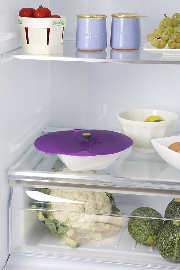 Silicone Airtight Eggplant Cover 8"