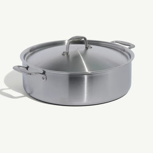 Stainless Rondeau W/Lid (2 Sizes)