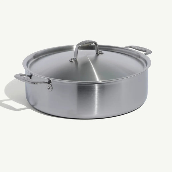 Stainless Rondeau W/Lid (2 Sizes)