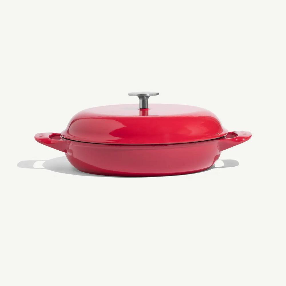 Enameled Cast Iron Braiser Made In (4 colors)