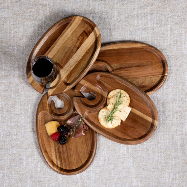 Acacia Tapas & Wine Plate Set of 4