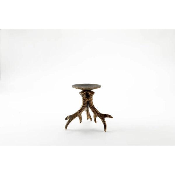 Bronze Antler Candle Holder