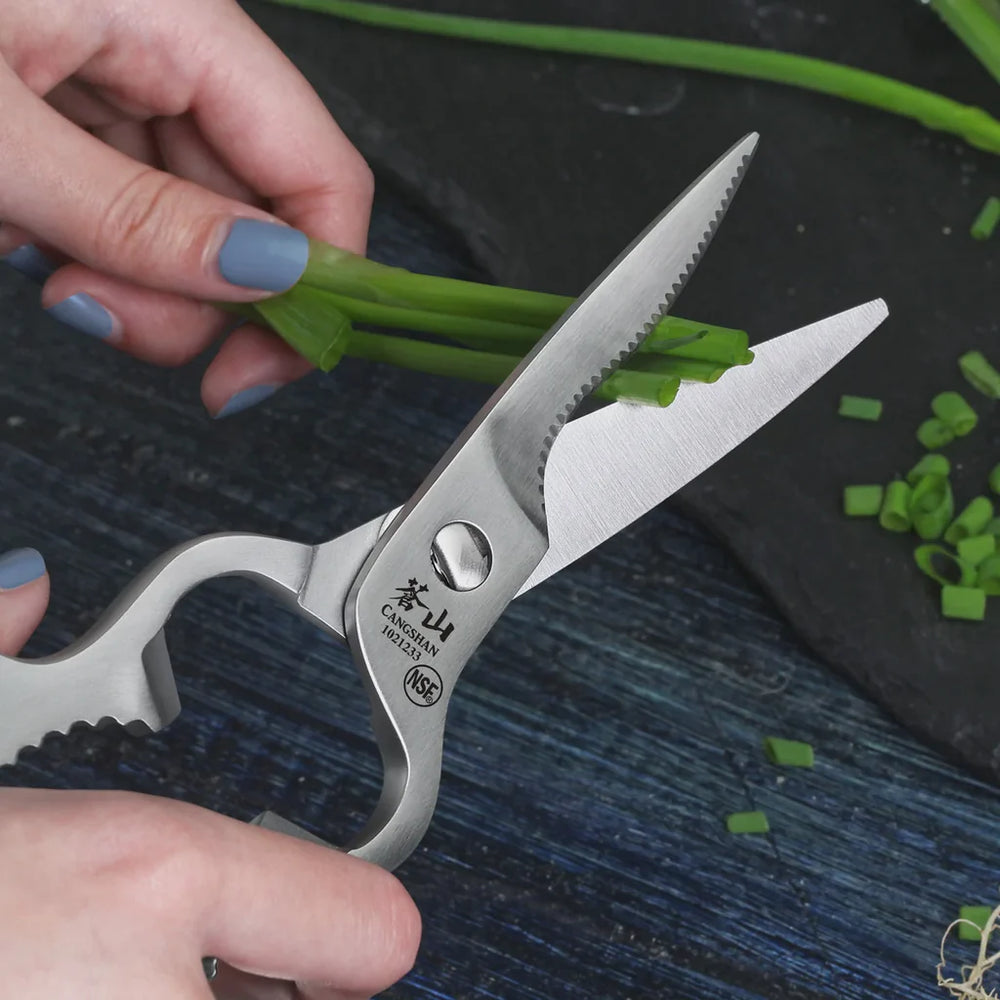 Kitchen Shears All Metal 9" Satin