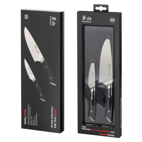Helena (Blk) 2pc Starter Knife Set