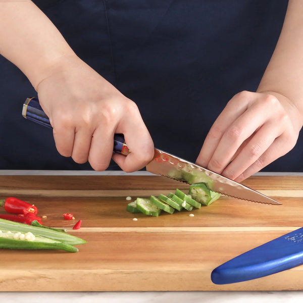 KITA 5" Serrated Utility Knife with Sheath