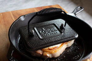 Lodge 6.75 X 4.5" Cast Iron Grill Press