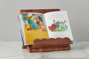 Artisan Scalloped Cookbook Stand