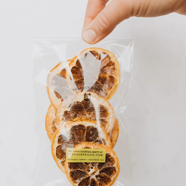 Citrus Dehydrated Cocktail Garnishes - Lemon or Orange