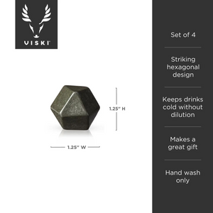 Hexagon Glacier Rocks Basalt Set