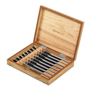 8-Piece Stainless Mignon Steak Knife Set by WÜSTHOF