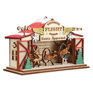 Reindeer Flight School Ginger Cottages Ornament
