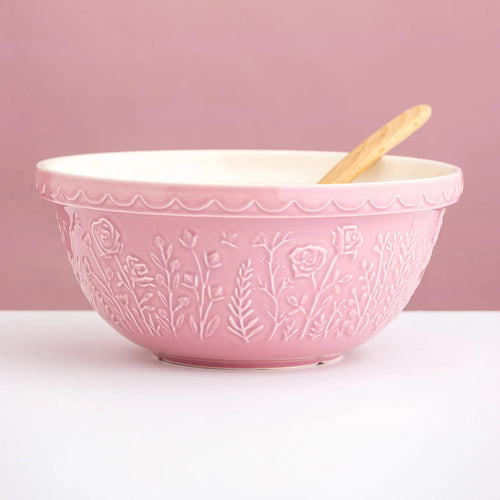 Mason Cash In the Meadow Rose Mixing Bowls - Several Sizes & Colors to Choose From