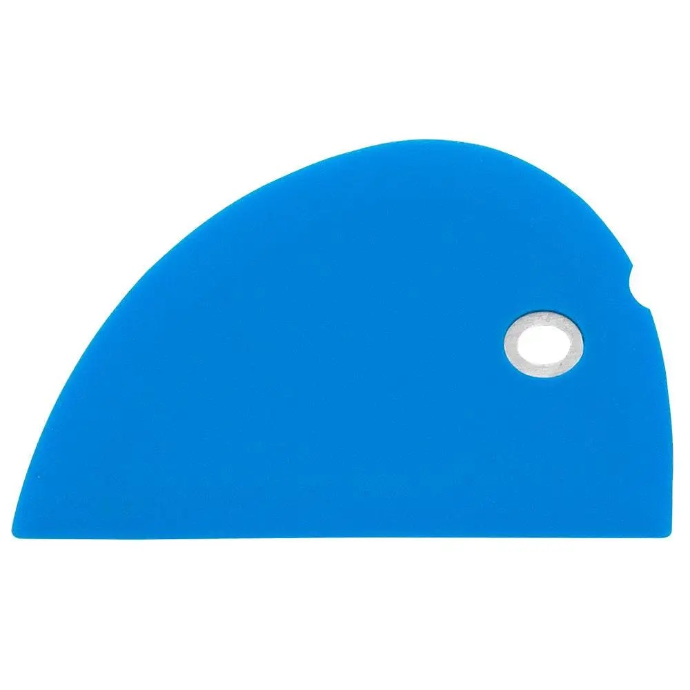Blue Silicone Bowl Scraper
