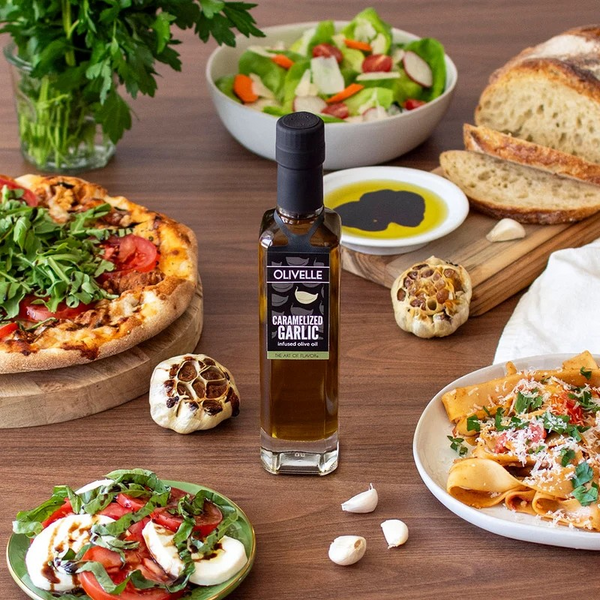 Caramelized Garlic Infused Olive Oil by Olivelle