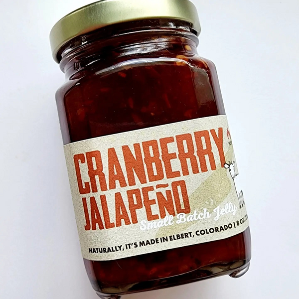 Naked Goat Farm Cranberry Jalapeno Jam 8oz.