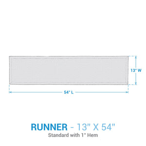 Woodland Winter Table Runner 54"L