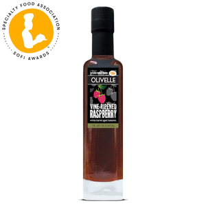 Vine-Ripened Raspberry White Barrel Aged Balsamic by Olivelle