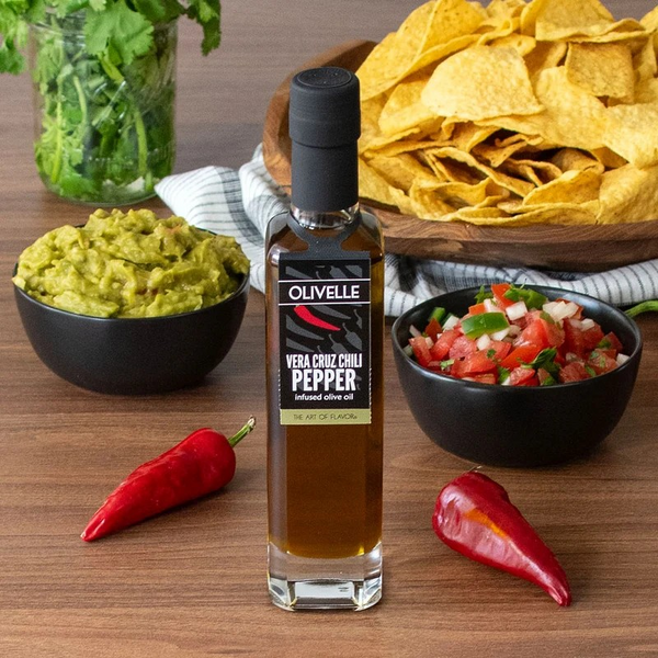 Vera Cruz Chili Infused Olive Oil by Olivelle