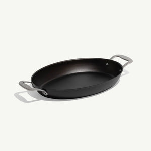 Oval Gratin Carbon Steel (Seasoned)