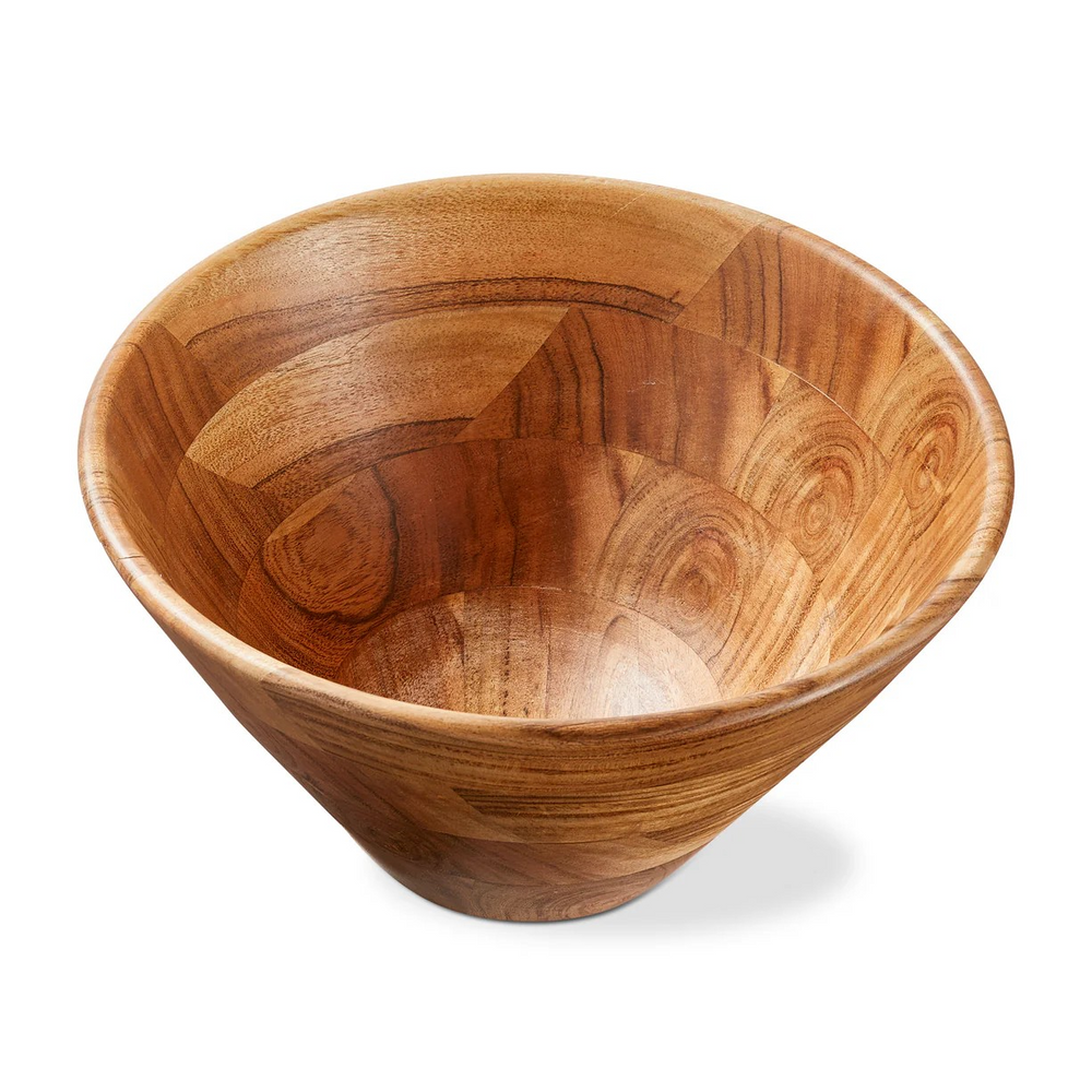 Natural Loop Acacia Serving Bowl