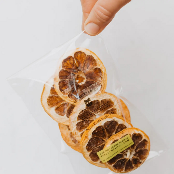 Citrus Dehydrated Cocktail Garnishes - Lemon or Orange