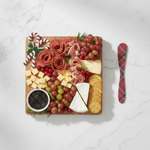 Holiday Wooden Board Set - Choose Candy Canes or Santa