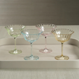 Apéritif Summer Cocktail Coupe - Choose Your Favorite Color!