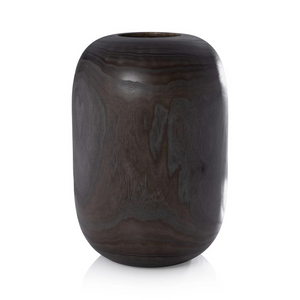 Sylva Sculpted Wood Statement Vase - Choose from 2 Sizes