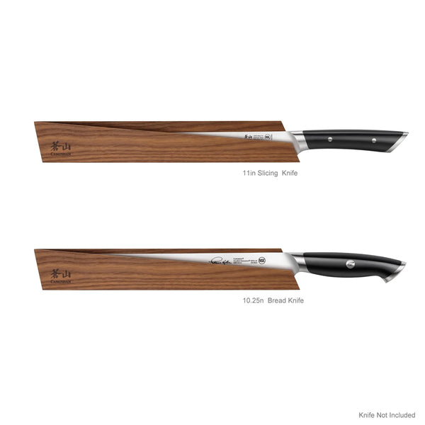 Ash Wood Magnetic Knife Sheath for 10.25" Bread / 11" Slicing