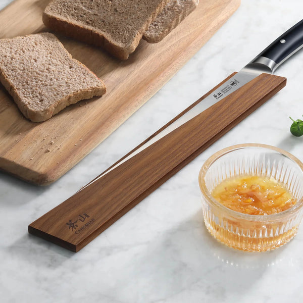 Ash Wood Magnetic Knife Sheath for 10.25" Bread / 11" Slicing