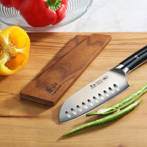 Ash Wood Magnetic Knife Sheath for 6" chef's / 6" boning / 5" Santoku / 5" Nakiri