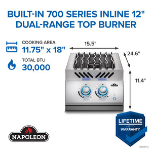 Napoleon Built-In 700 Series In-line 12" Dual Range top Burner