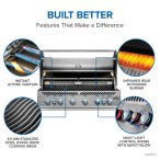 Napoleon Built-In 700 Series 44 Grill W/Dual Infrared burners